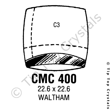GS CMC400 Watch Crystal