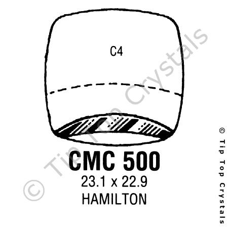 GS CMC500 Watch Crystal