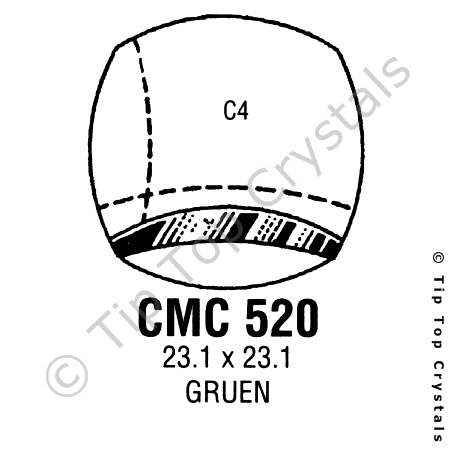 GS CMC520 Watch Crystal