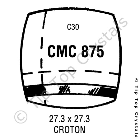 GS CMC875 Watch Crystal