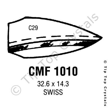 GS CMF1010 Watch Crystal