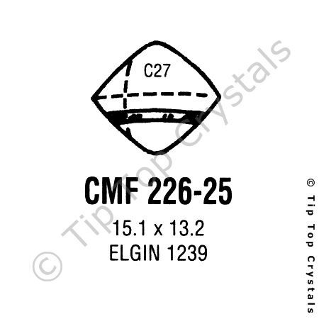 GS CMF226-25 Watch Crystal