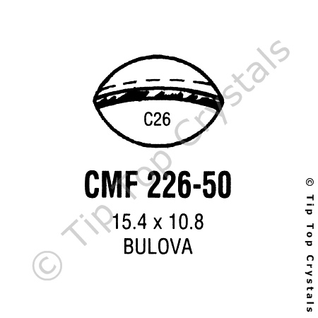 GS CMF226-50 Watch Crystal