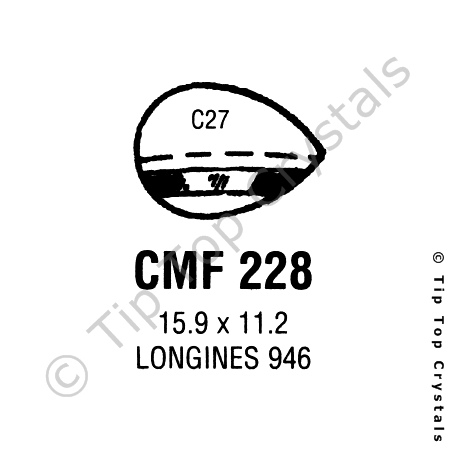 GS CMF228 Watch Crystal
