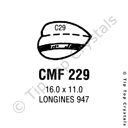 GS CMF229 Watch Crystal
