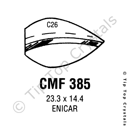 GS CMF385 Watch Crystal