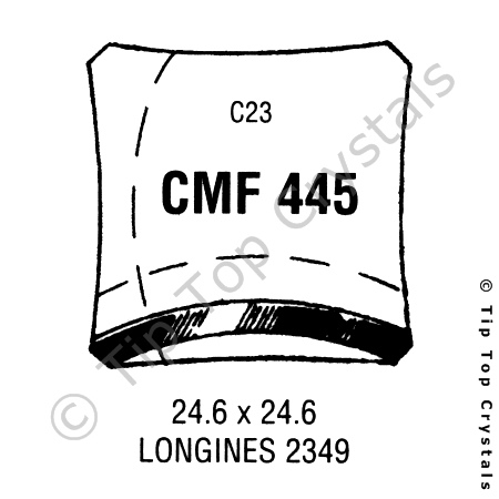 GS CMF445 Watch Crystal