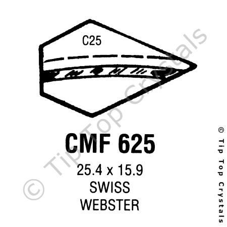 GS CMF625 Watch Crystal