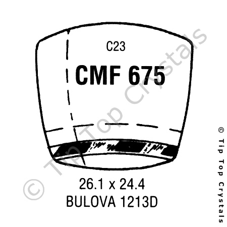 GS CMF675 Watch Crystal