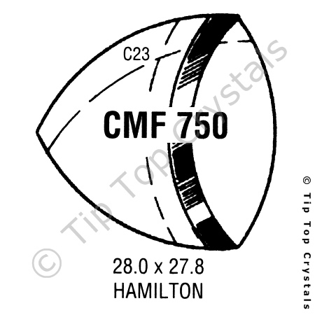 GS CMF750 Watch Crystal