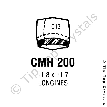 GS CMH200 Watch Crystal
