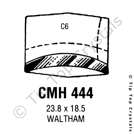 GS CMH444 Watch Crystal