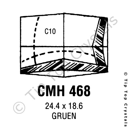GS CMH468 Watch Crystal