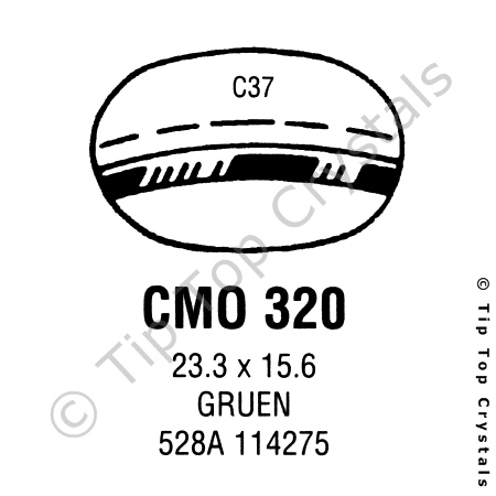 GS CMO320 Watch Crystal