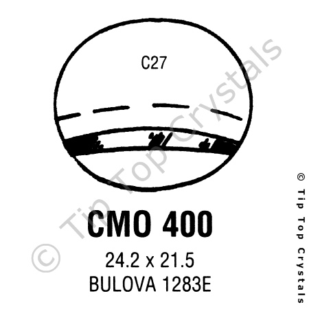 GS CMO400 Watch Crystal
