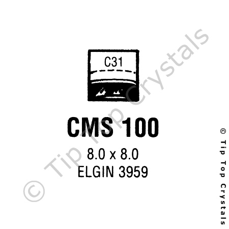 GS CMS100 Watch Crystal
