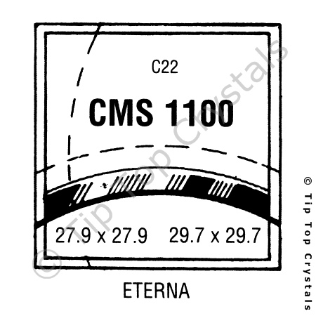 GS CMS1100 Watch Crystal