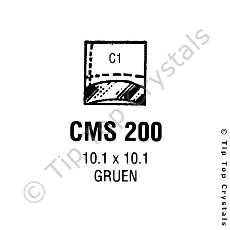 GS CMS200 Watch Crystal