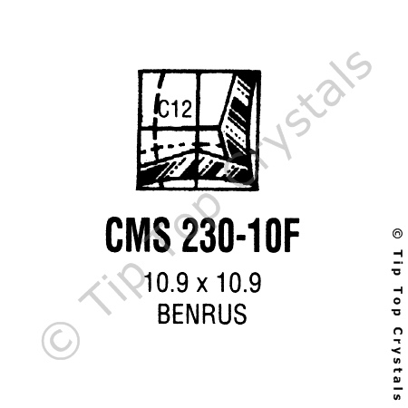 GS CMS230-10F Watch Crystal