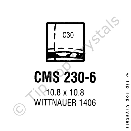 GS CMS230-6 Watch Crystal