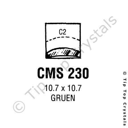 GS CMS230 Watch Crystal