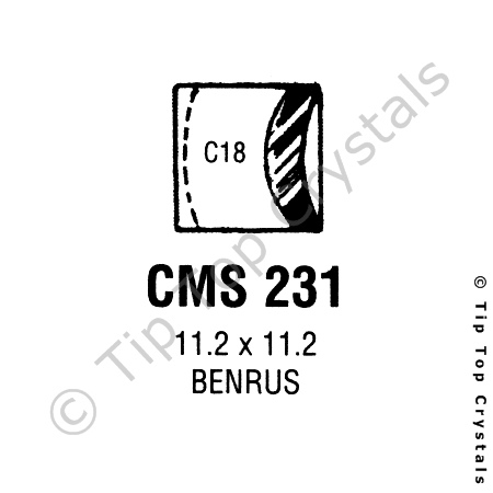 GS CMS231 Watch Crystal