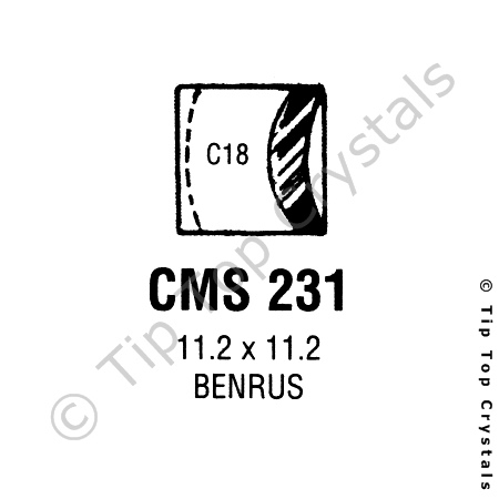 GS CMS231 Watch Crystal