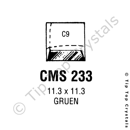 GS CMS233 Watch Crystal