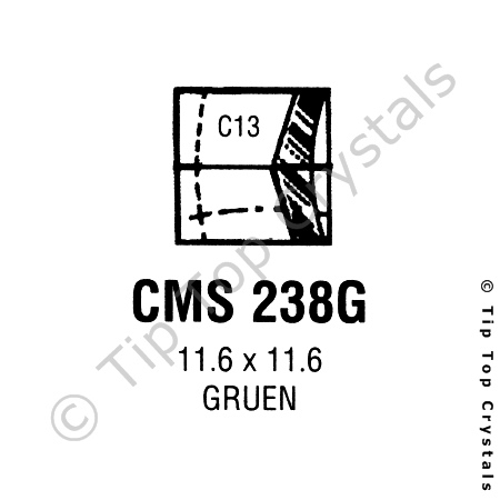 GS CMS238G Watch Crystal