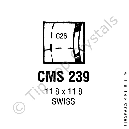 GS CMS239 Watch Crystal