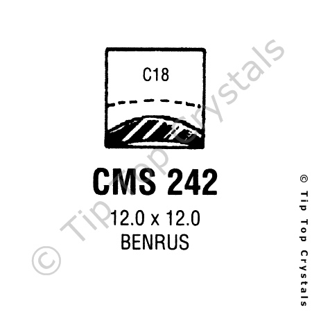 GS CMS242 Watch Crystal