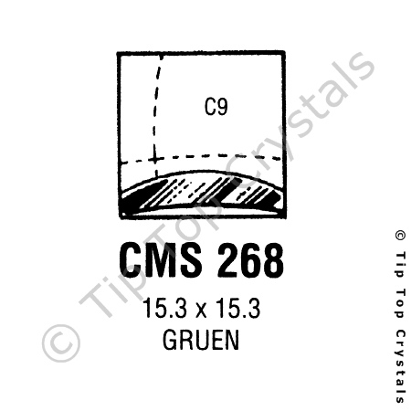 GS CMS268 Watch Crystal