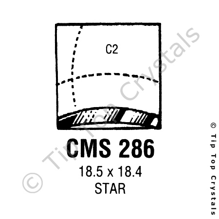 GS CMS286 Watch Crystal