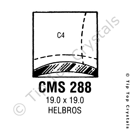 GS CMS288 Watch Crystal