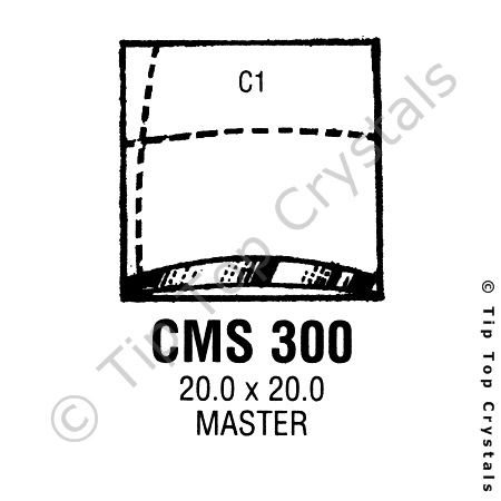 GS CMS300 Watch Crystal