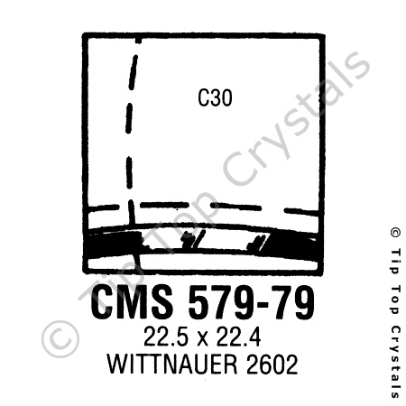 GS CMS579-79 Watch Crystal