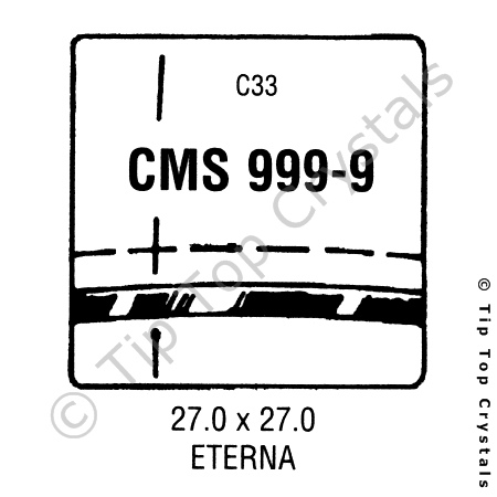 GS CMS999-9 Watch Crystal