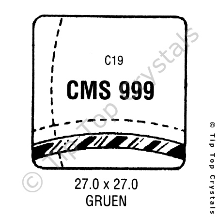 GS CMS999 Watch Crystal