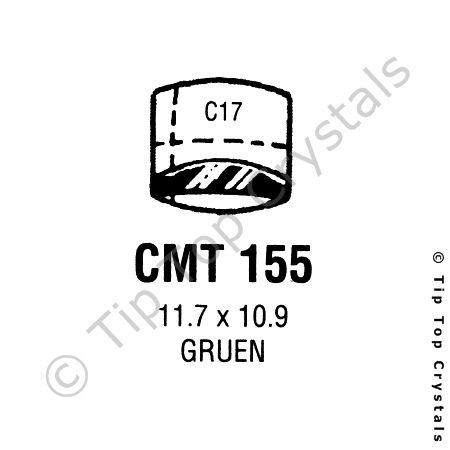 GS CMT155 Watch Crystal