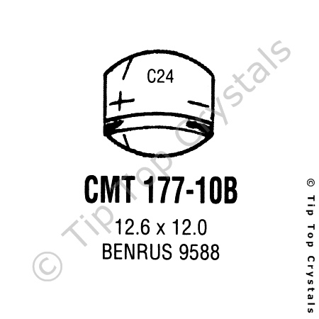 GS CMT177-10B Watch Crystal