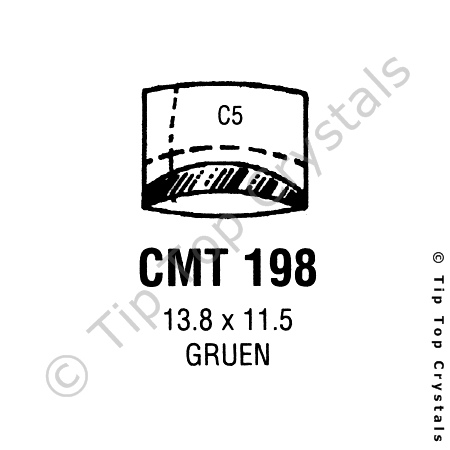 GS CMT198 Watch Crystal