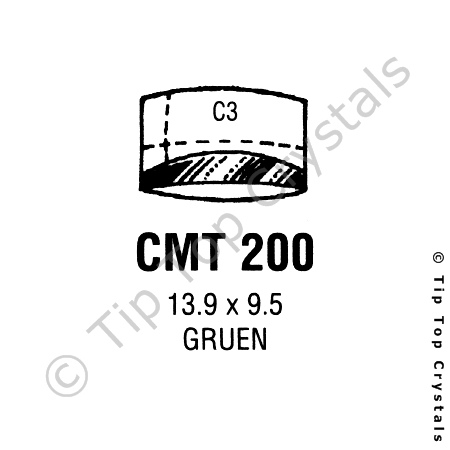 GS CMT200 Watch Crystal