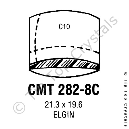 GS CMT282-8C Watch Crystal