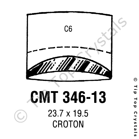 GS CMT346-13 Watch Crystal