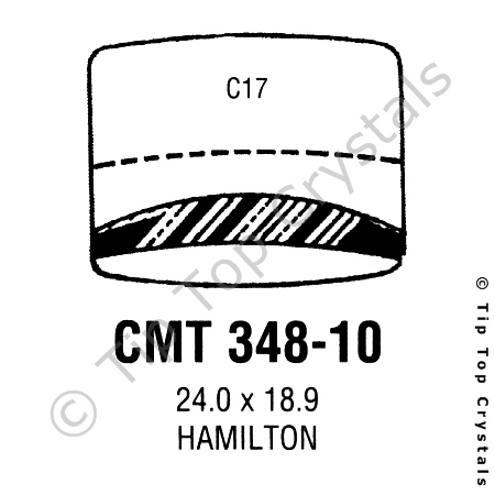 GS CMT348-10 Watch Crystal