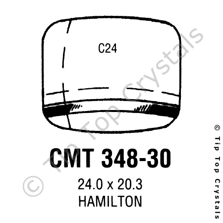 GS CMT348-30 Watch Crystal