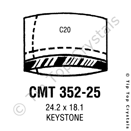 GS CMT352-25 Watch Crystal