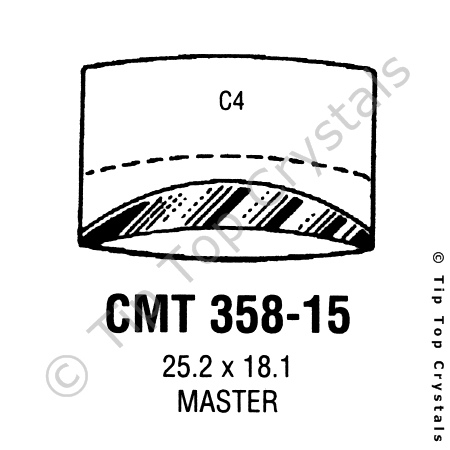 GS CMT358-15 Watch Crystal