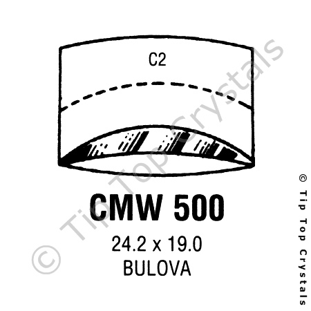 GS CMW500 Watch Crystal