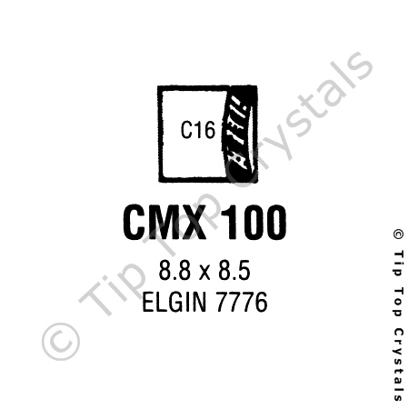GS CMX100 Watch Crystal